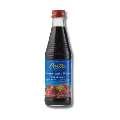 Pomegranate molasses bottle Cortas brand