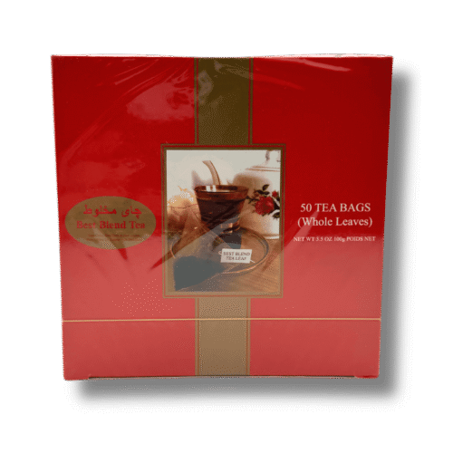 Best blend black tea box with 50 tea bags
