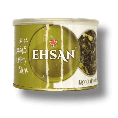 Persian celery stew khoresh karafs canned meal