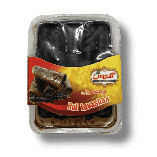 Goldees roll lavashak sour fruit leather rolls in tray