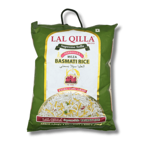 Lal Qilla Supreme Sella Meza Basmati Rice 10 lb bag