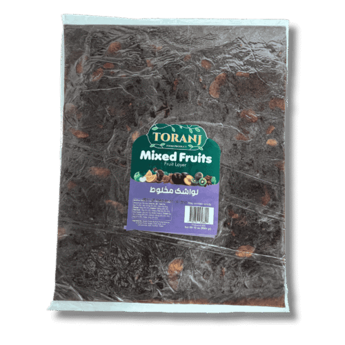 Packaging and label of mixed fruit fruit roll