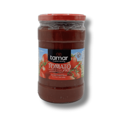 Tamar double concentrated tomato paste in glass jar